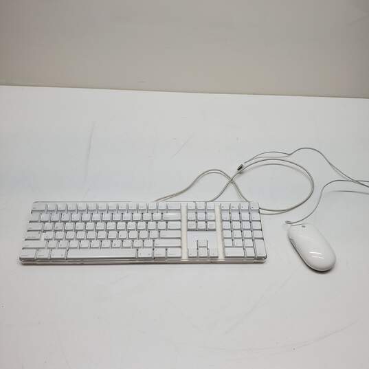 Apple Mouse and Keyboard USB Combo Models A1152 & A1048 image number 1
