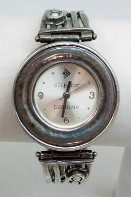 Silpada Diade Sterling Silver Pearl Watch 40.3g