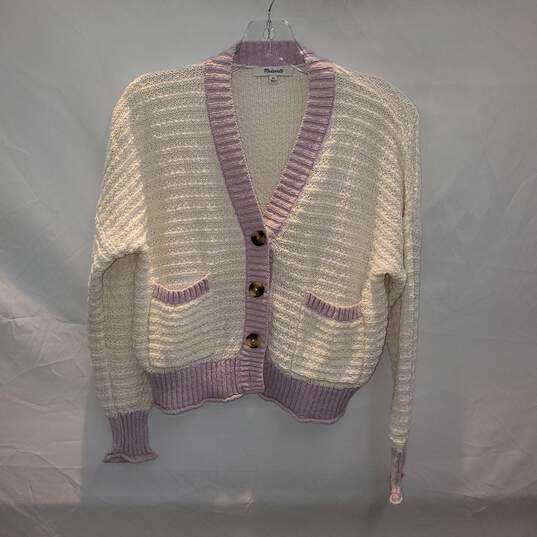 Madewell Cotton Blend Knit Cardigan Sweater Size XS image number 1