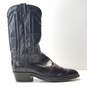 Dan Post Oxblood Leather Western Cowboy Zip Boots Women's Size 11 D image number 1