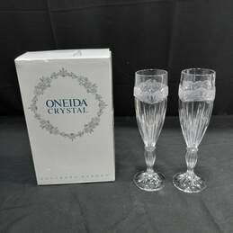 Oneida Crystal Southern Garden Drinking Glasses IOB