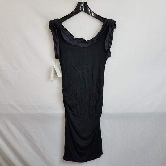 Robert Rodriquez women's sleeveless knit tunic dress black L nwt image number 2