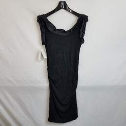 Robert Rodriquez women's sleeveless knit tunic dress black L nwt alternative image