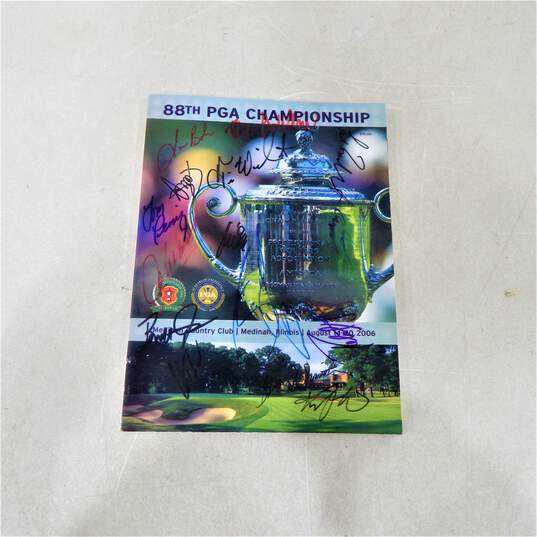 2006 Autographed Medinah PGA Championship Program image number 1