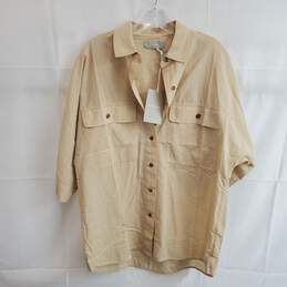 Everlane Button Up Short Sleeve Cotton Shirt NWT Size XS