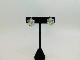Vintage Aurora Borealis Necklaces Screw Back Earrings & Statement Bracelet 166.7g alternative image