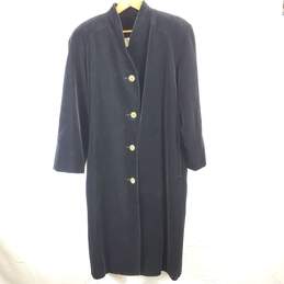 Coats By Cattiva Women Black Velvet Coat Sz 52