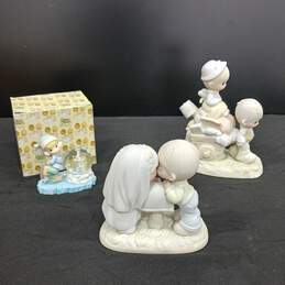 Precious Moments Porcelain Figurine 3 Pc. Bundle