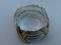 Peter Thomas Roth Sterling Silver & Gold Plate X Stacked Ring 12.5g image number 4