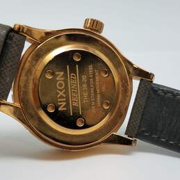 Nixon Refined The38-20 38mm Rose Gold Tone Leather Quartz Watch 73g alternative image