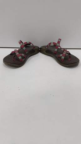 Chaco Women's Pink/Green Zong Eco Tread Woven Sandals Size 9 alternative image