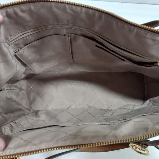 Michael Kors, Bags, Michael Kors Voyager Large Saffiano Leather Top Zip  Tote Bag