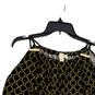 Womens Black Gold Geometric Halter Neck Pullover Blouse Top Size Medium image number 3