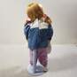 VTG. First Day of School 'Tammie' Porcelain Doll  W/Tag image number 3