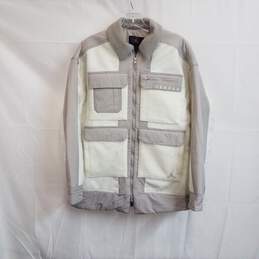 Jordan Ivory & Gray Full Zip Jacket MN Size S