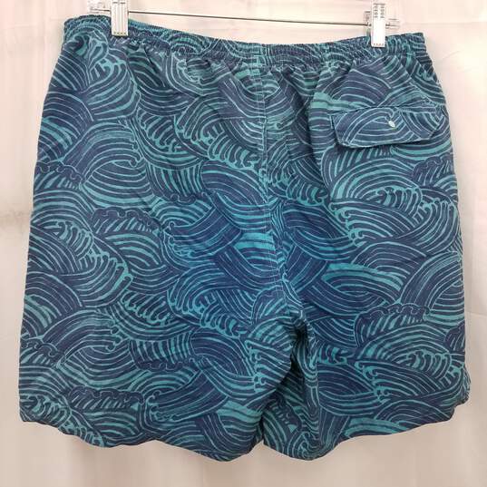Patagonia Blue Wave Patterned Shorts Size L image number 2