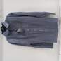 Bradley Allen Men's Grey/Blue Long Sleeved Button Up Middle Weight Dress Shirt (No Size) NWT image number 1