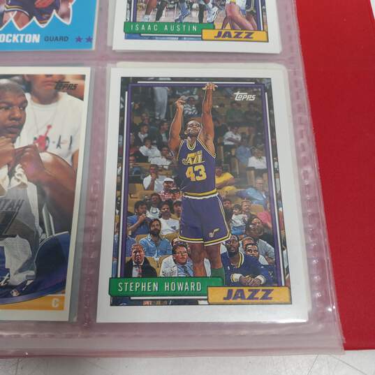 2.8lbs of Assorted Basketball Sports Trading Cards in Binder image number 6
