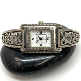 Desinger Brighton Hamilton Silver-Tone Square Dial Bracelet Wristwatch