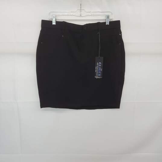 Liverpool The Glider Black Pull On Skirt WM Size 14/32 NWT image number 1