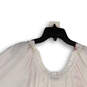 NWT Womens White Aperitif Puff Sleeve Off The Shoulder Cropped Blouse Sz M image number 3