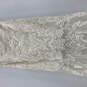 NWT Womens White Floral Lace Sleeveless Back Zip Wedding Maxi Dress Size 8 image number 5