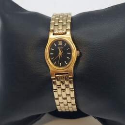 Seiko 16mm Case Gold Tone Classic Ladies stainless steel quartz watch alternative image