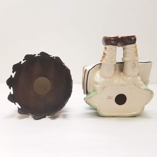 2 Vintage Ceramic Figurines / Porcelain Figure / Night Lamp image number 6