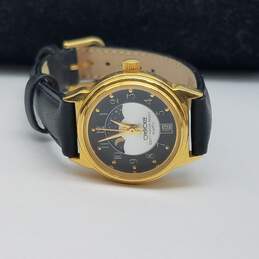 Vintage Cherokee Moon Phase Gold ton Stainless Steel Watch alternative image