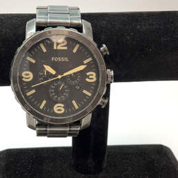 Designer Fossil JR-1388 Black Stainless Steel Round Dial Analog Wristwatch