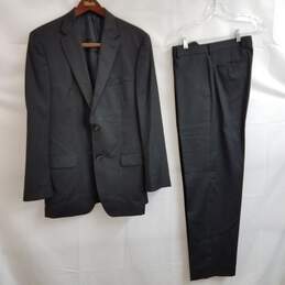 Ralph Lauren black 2 piece wool suit 32L