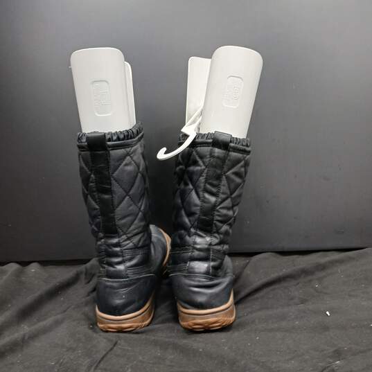 Coach Women's Samara Black Quilted All Weather Winter Snow Boots 8B image number 3