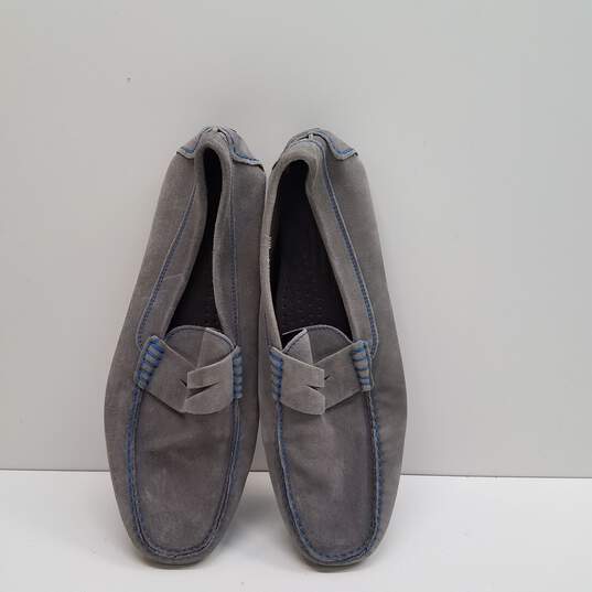 To Boot New York Adam Derrick Leather Loafers Size 10.5 Grey image number 6