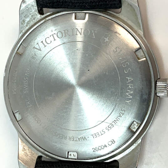 Designer Swiss Army Victorinox Silver-Tone Round Dial Analog Wristwatch image number 5