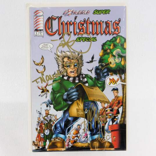 Image 1994 Extreme Super Christmas Special Comic #1 Signed image number 1