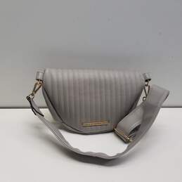Steve Madden Quilted Grey Fanny Pack alternative image