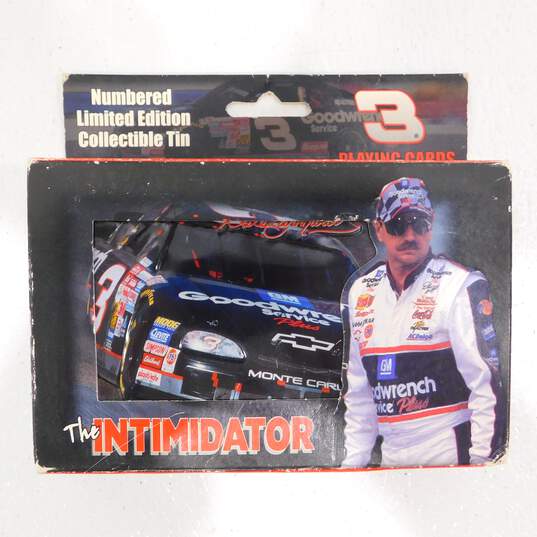 Lot of 2 NASCAR  Dale Earnhardt Playing Cards  2 Decks Collectible Tins image number 8
