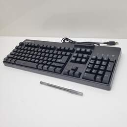 IOGEAR 104-Key Keyboard Soft Touch W/CAC Reader Untested P/R