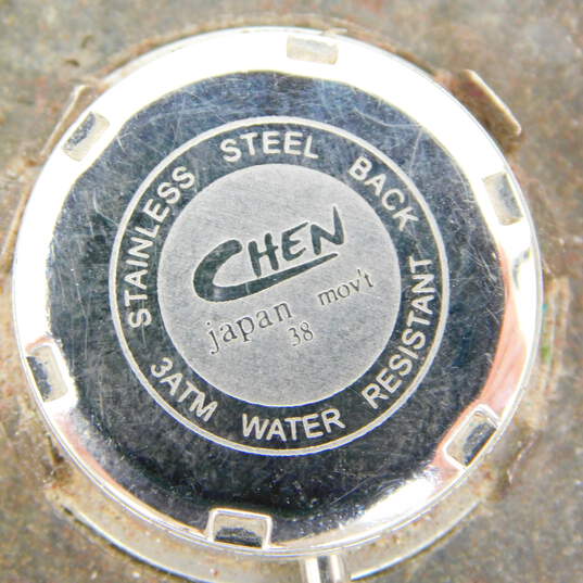 Chen Sterling Silver Hammered Watch 43.8g image number 6