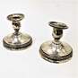 International Silver Prelude N212 Weighted Sterling Candlesticks 610 grams image number 2