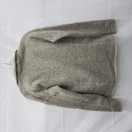 Patagonia Women's Beige Fleece Tweed Puller Over Zipper Sweater Size M alternative image