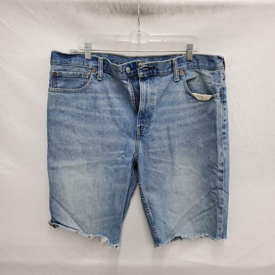 Lev's 511 MN's Cotton Denim Blue Cut Off Shorts Size 40 image number 1