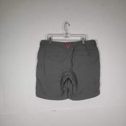 Womens Regular Fit Pocket Medium Wash Flat Front Cargo Shorts Size 16 alternative image