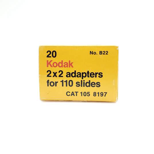 20 x Kodak 2x2 Slide Adapters for 110mm slides #1 image number 1
