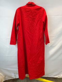 Pendleton Woolen Mills Long Sleeve Red Wool Robe Size S alternative image