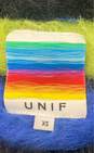 UNIF Women's Green/Blue Stripe Crop Sweater- XS image number 3