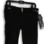 NWT Womens Black Denim Stretch 5-Pocket Design Skinny Leg Jeans Size 12 image number 3