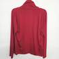Red Long Sleeve Open Front Cardigan image number 2