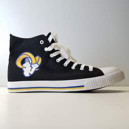 Foco Rams Black Hi Top Sneakers Size 12