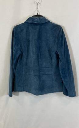 Coach Women's Blue Suede Jacket- M alternative image